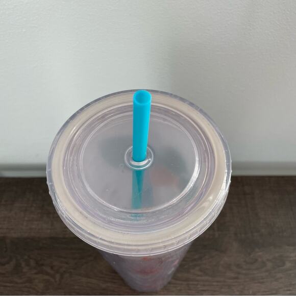 Starbucks | Dining | Starbucks Quetzal Bird Flowers Floral  Starbucks Quetzal Bird Flowers Floral Acrylic Tumbler Venti 24 Oz Teal Lid Used